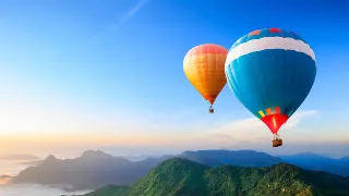 Hot air balloons